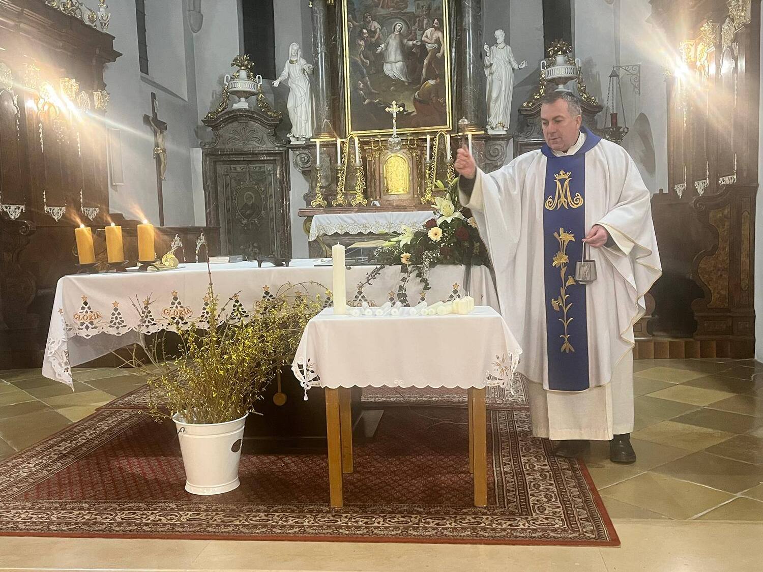 Kerzensegnung / Michael Ledwinka